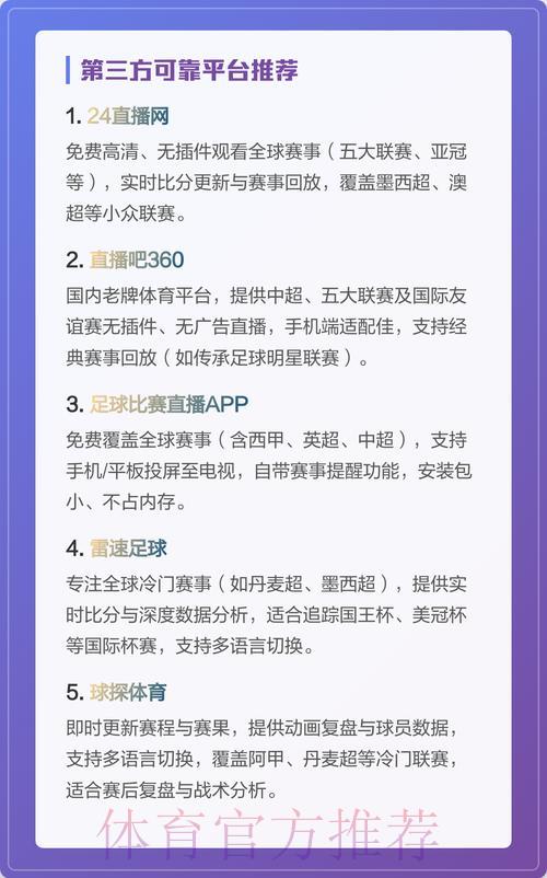 世界杯免费手机直播平台精选推荐 世界杯免费手机直播平台精选推荐